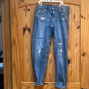 Mossimo low waist boyfriend jeans size 2